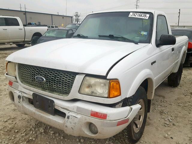 1FTYR10U72PA89304 - 2002 FORD RANGER WHITE photo 2