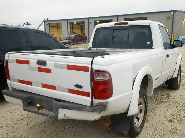 1FTYR10U72PA89304 - 2002 FORD RANGER WHITE photo 4