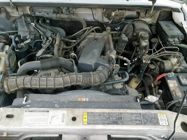 1FTYR10U72PA89304 - 2002 FORD RANGER WHITE photo 7