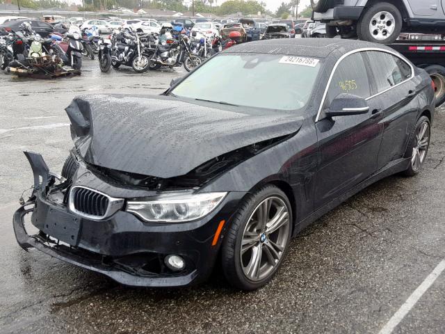 WBA4B1C59GG243247 - 2016 BMW 435 I BLACK photo 2