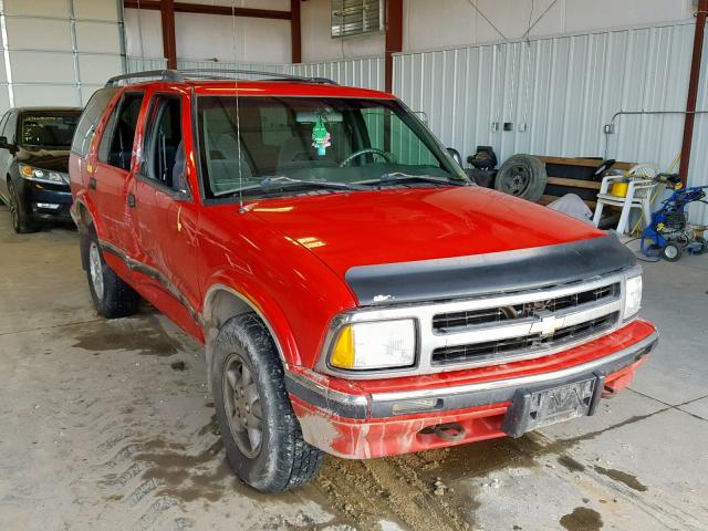 1GNDT13W5T2267522 - 1996 CHEVROLET BLAZER RED photo 1