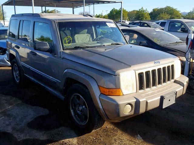 1J8HH48N26C153773 - 2006 JEEP COMMANDER BEIGE photo 1