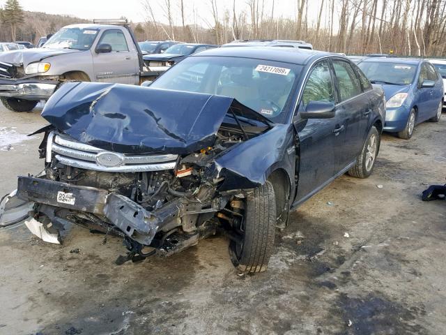 1FAHP27W49G107759 - 2009 FORD TAURUS SEL BLUE photo 2