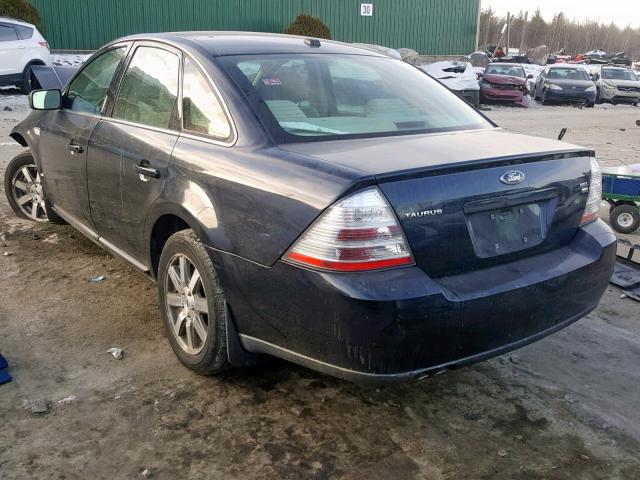 1FAHP27W49G107759 - 2009 FORD TAURUS SEL BLUE photo 3