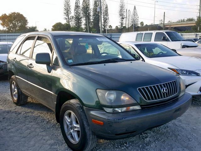 JT6HF10U9X0013020 - 1999 LEXUS RX 300 GREEN photo 1