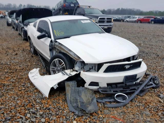 1ZVBP8AM9C5287640 - 2012 FORD MUSTANG WHITE photo 1