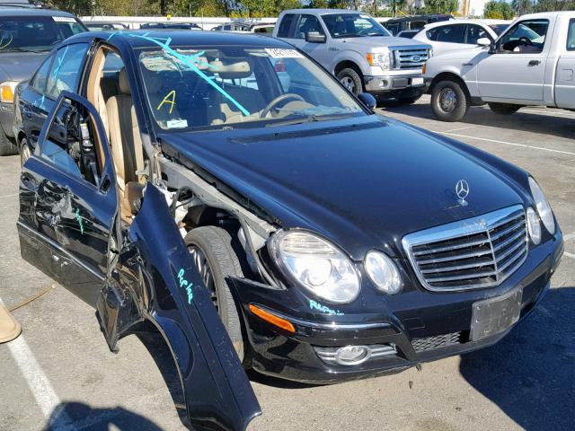 WDBUF56XX7B162345 - 2007 MERCEDES-BENZ E 350 BLACK photo 1