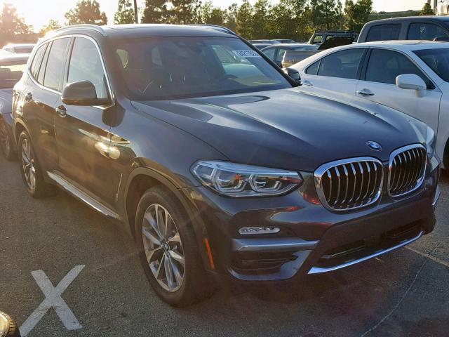 5UXTR9C55JLD67170 - 2018 BMW X3 XDRIVE3 CHARCOAL photo 1