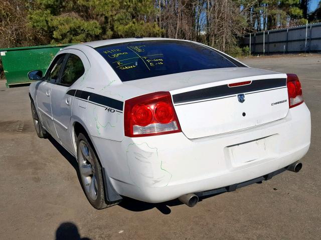 2B3CA3CV4AH287182 - 2010 DODGE CHARGER SX WHITE photo 3