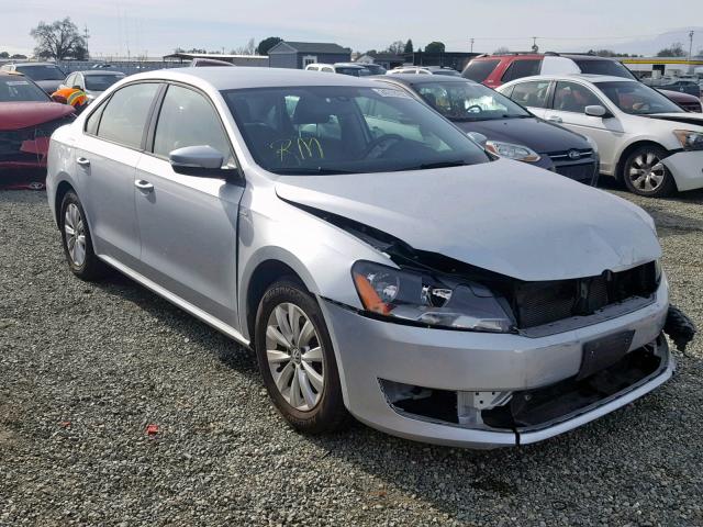 1VWAT7A35FC071308 - 2015 VOLKSWAGEN PASSAT S SILVER photo 1