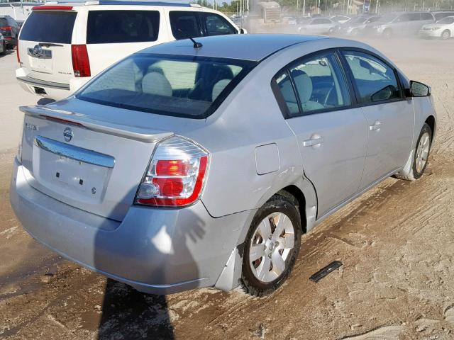 3N1AB6AP8CL728009 - 2012 NISSAN SENTRA 2.0 SILVER photo 4