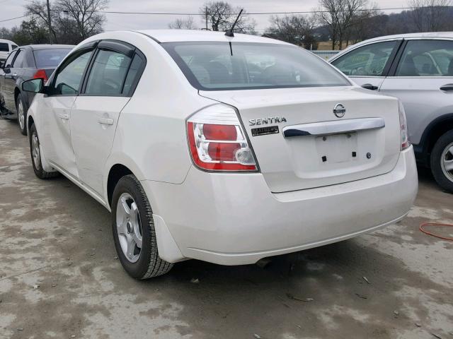 3N1AB6AP6AL688722 - 2010 NISSAN SENTRA 2.0 WHITE photo 3