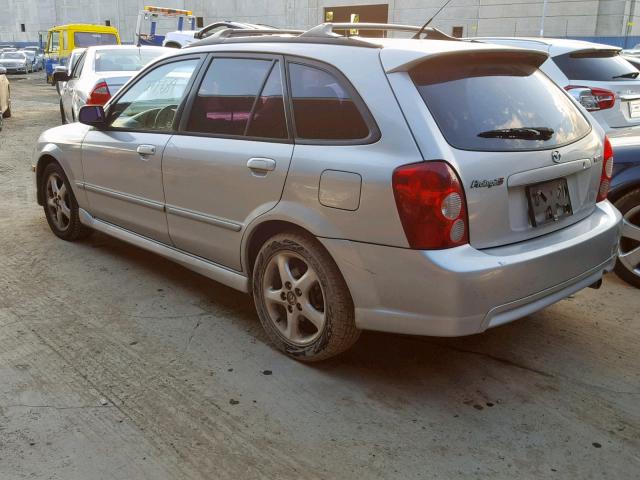 JM1BJ246421503432 - 2002 MAZDA PROTEGE PR SILVER photo 3