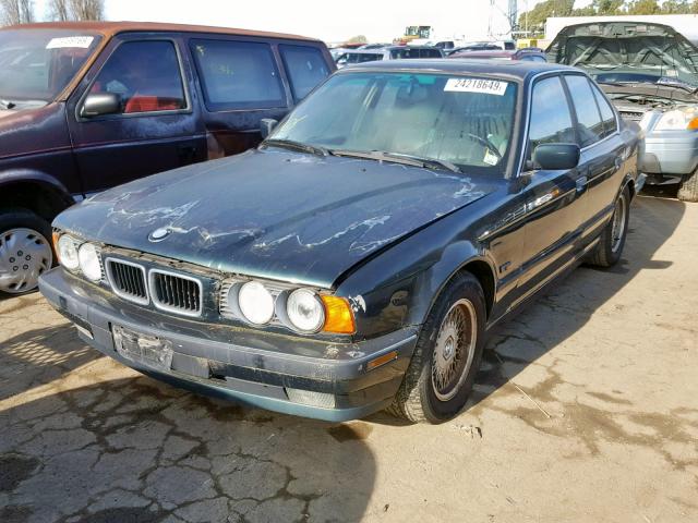 WBAHE5320SGA65178 - 1995 BMW 540 I GREEN photo 2