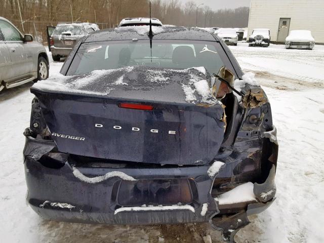 1B3BD4FB1BN542261 - 2011 DODGE AVENGER EX BLACK photo 9