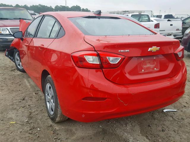 1G1BC5SM5J7170241 - 2018 CHEVROLET CRUZE LS 红色 照片 3