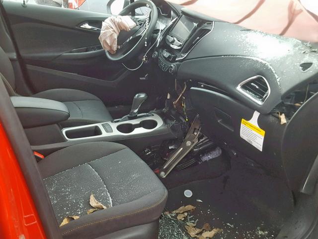 1G1BC5SM5J7170241 - 2018 CHEVROLET CRUZE LS 红色 照片 5