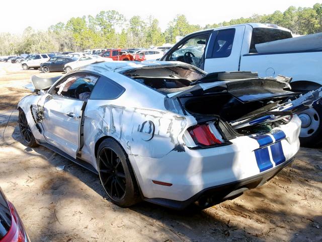 1FA6P8JZXH5522186 - 2017 FORD MUSTANG SH WHITE photo 3