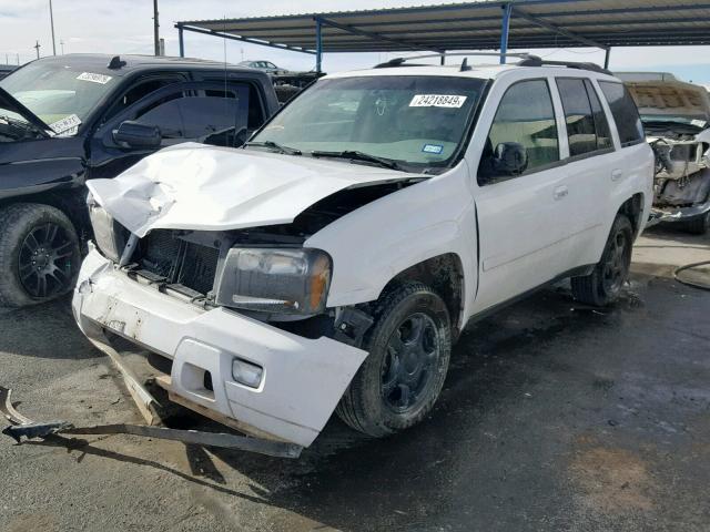 1GNDT13S982199374 - 2008 CHEVROLET TRAILBLAZE თეთრი ფოტო 2