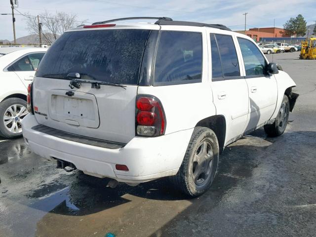1GNDT13S982199374 - 2008 CHEVROLET TRAILBLAZE თეთრი ფოტო 4