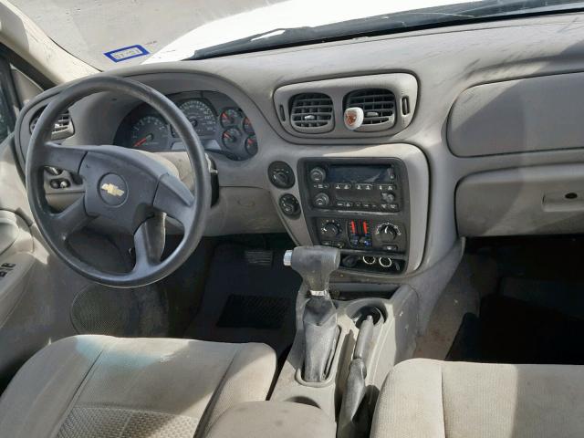 1GNDT13S982199374 - 2008 CHEVROLET TRAILBLAZE თეთრი ფოტო 9