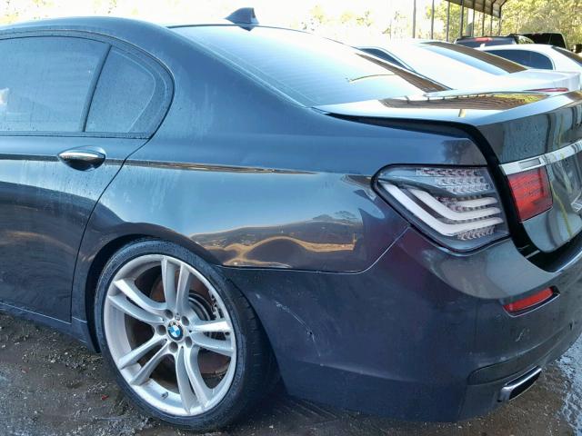 WBAYE8C57ED134527 - 2014 BMW 750 LI GRAY photo 9