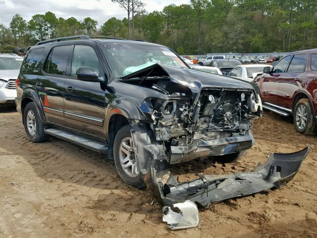 5TDBT48A76S265461 - 2006 TOYOTA SEQUOIA LI BLACK photo 1