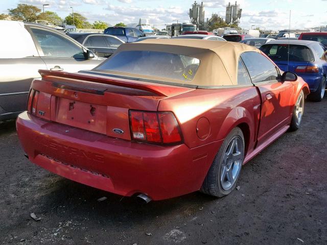 1FAFP45X7YF289086 - 2000 FORD MUSTANG GT RED photo 4