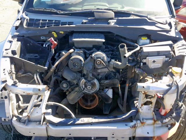 1D4HB48N55F600802 - 2005 DODGE DURANGO SL SILVER photo 7