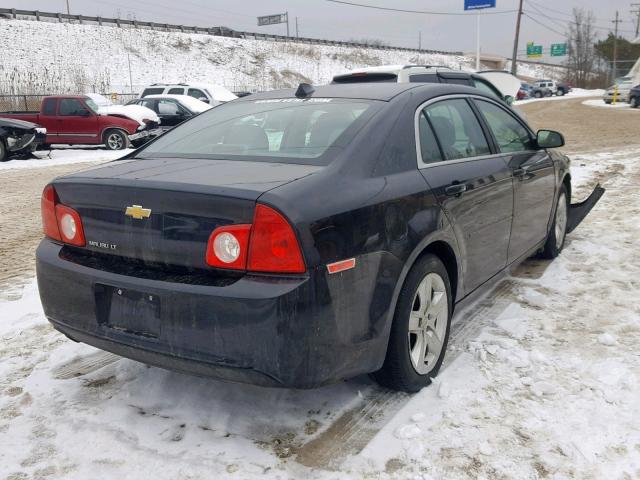 1G1ZB5E01CF195639 - 2012 CHEVROLET MALIBU LS შავი ფოტო 4