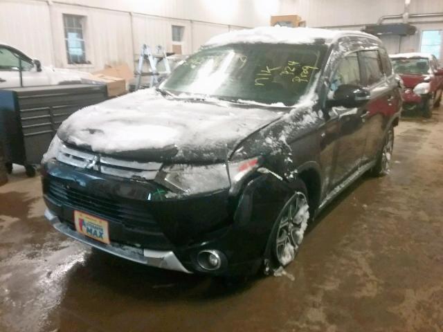 JA4JZ4AX3FZ014177 - 2015 MITSUBISHI OUTLANDER BLACK photo 2