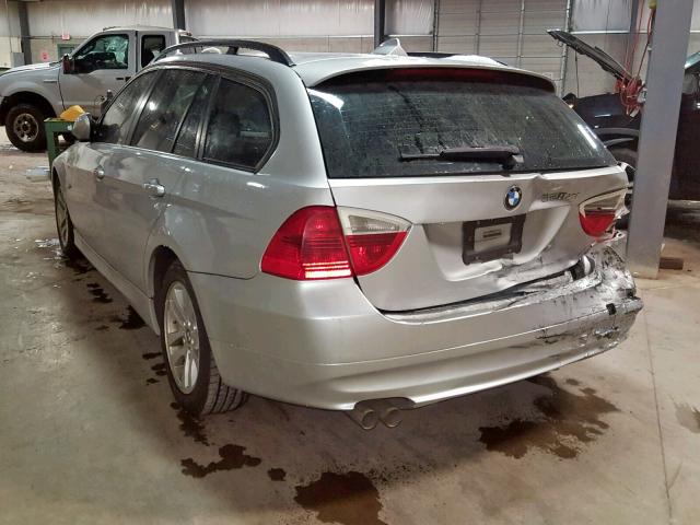 WBAVT73517FZ35514 - 2007 BMW 328 XIT SILVER photo 3