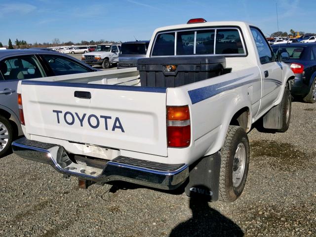 JT4RN01P9R7063560 - 1994 TOYOTA PICKUP 1/2 WHITE photo 4