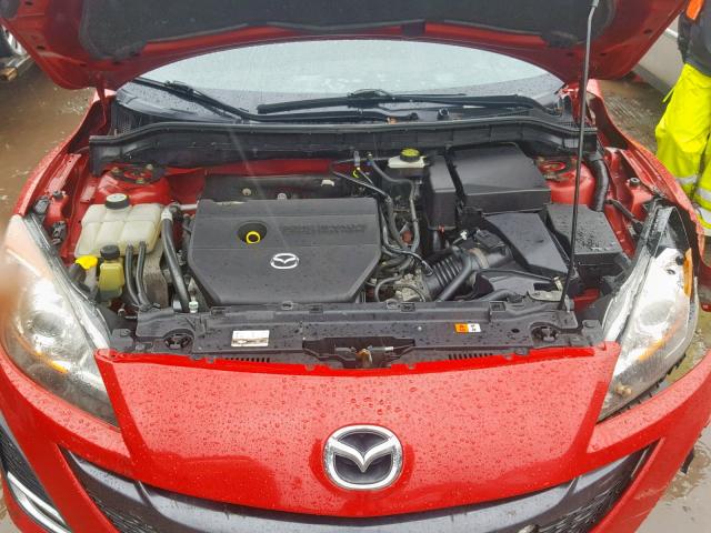 JM1BL1H65A1113761 - 2010 MAZDA 3 S RED photo 7