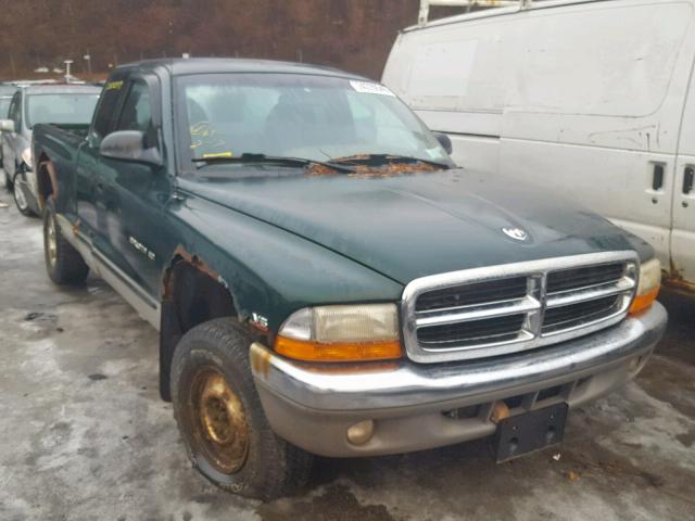 1B7GG22X2WS602850 - 1998 DODGE DAKOTA GREEN photo 1