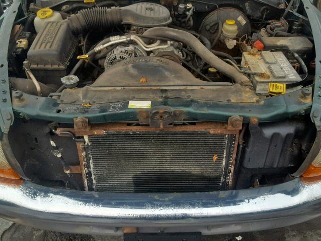 1B7GG22X2WS602850 - 1998 DODGE DAKOTA GREEN photo 7