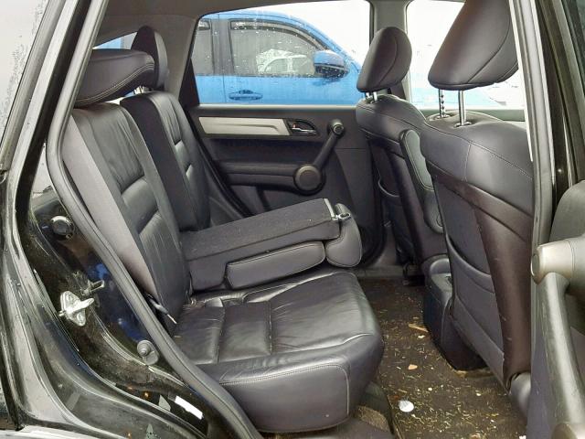 JHLRE3H74BC009784 - 2011 HONDA CR-V EXL BLACK photo 6