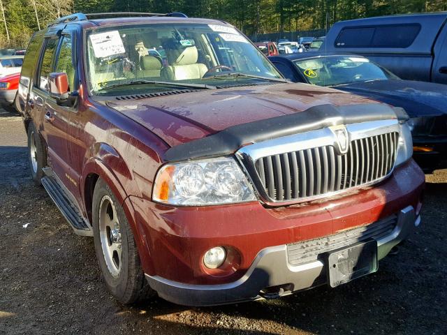 5LMFU28R53LJ27688 - 2003 LINCOLN NAVIGATOR BURGUNDY photo 1