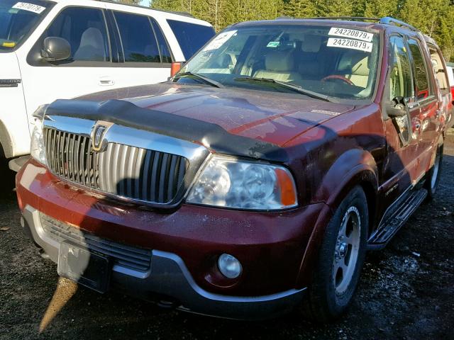 5LMFU28R53LJ27688 - 2003 LINCOLN NAVIGATOR BURGUNDY photo 2