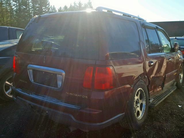 5LMFU28R53LJ27688 - 2003 LINCOLN NAVIGATOR BURGUNDY photo 4