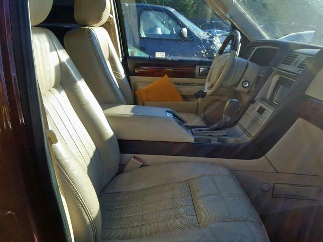 5LMFU28R53LJ27688 - 2003 LINCOLN NAVIGATOR BURGUNDY photo 5