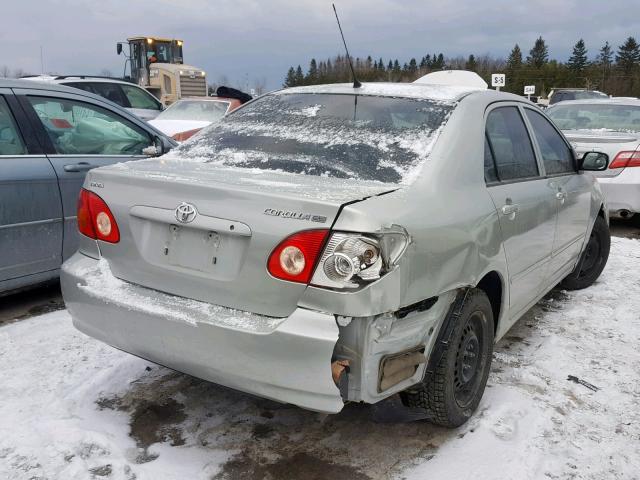 2T1BR32E13C731684 - 2003 TOYOTA COROLLA CE SILVER photo 4