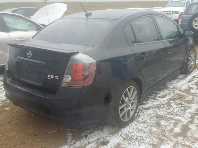 3N1CB61E28L725153 - 2008 NISSAN SENTRA SE- BLACK photo 4