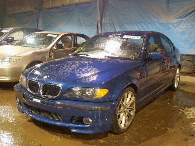 WBAEV53484KM37125 - 2004 BMW 330 I BLUE photo 2