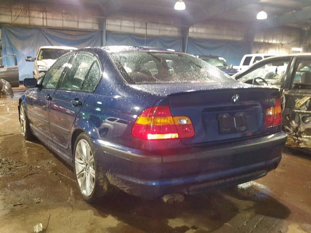 WBAEV53484KM37125 - 2004 BMW 330 I BLUE photo 3