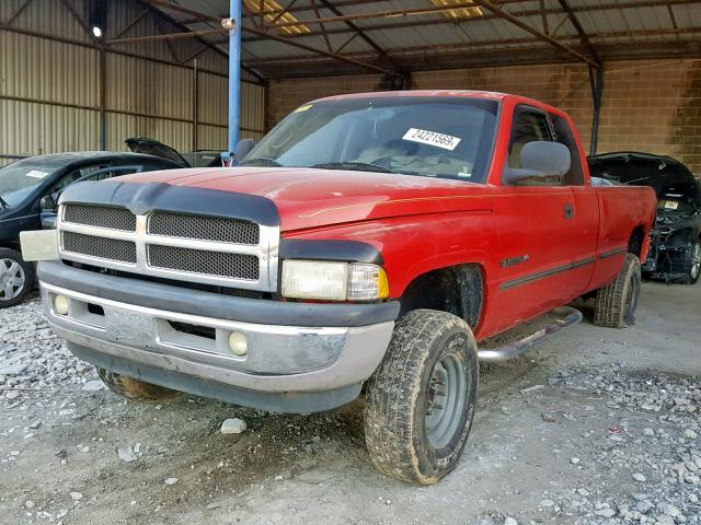 3B7KF23W6XG242722 - 1999 DODGE RAM 2500 RED photo 2