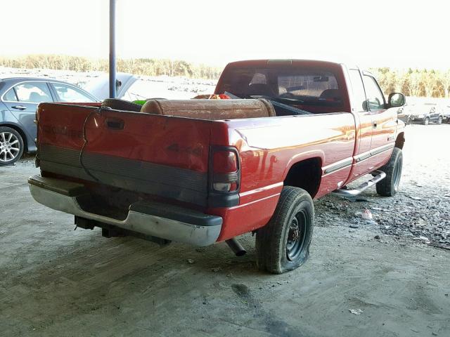 3B7KF23W6XG242722 - 1999 DODGE RAM 2500 RED photo 4