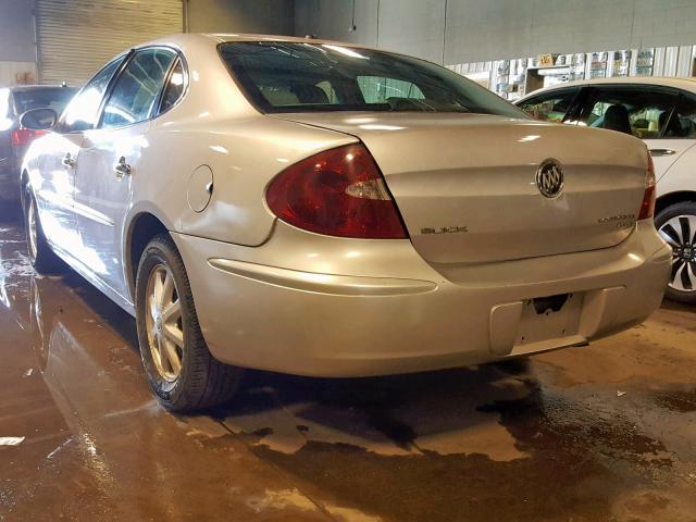 2G4WD532651226558 - 2005 BUICK LACROSSE C SILVER photo 3