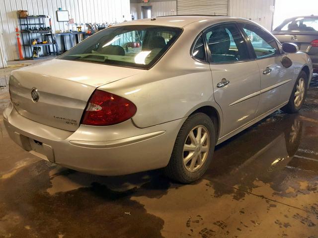 2G4WD532651226558 - 2005 BUICK LACROSSE C SILVER photo 4