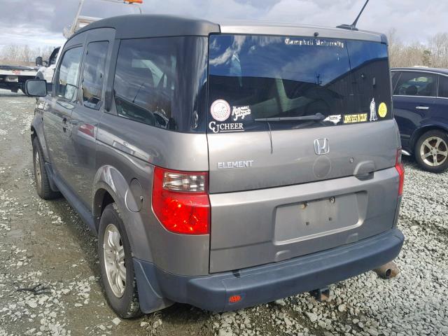 5J6YH18728L007832 - 2008 HONDA ELEMENT EX GRAY photo 3